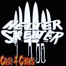 Helter Skelter (Knives) 4" x 5" Screened Canvas Patch "Unfinished"