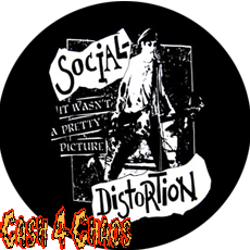 Social Distortion 2.25" BIG Button/Badge/Pin BB309