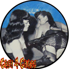 Bettie Page 2.25" BIG Button/Badge/Pin BB340