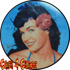 Bettie Page 1" Button/Badge/Pin b341