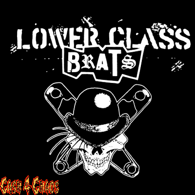 Lower Class Brats Screened Canvas Back Patch