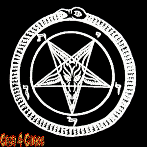 Baphomet Screened Canvas Back Patch