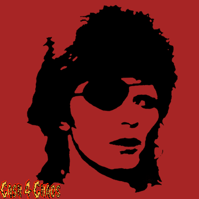 Ziggy Stardust Screened Canvas Back Patch