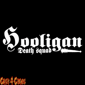 Hooligan Death Squad Screened Canvas Back Patch