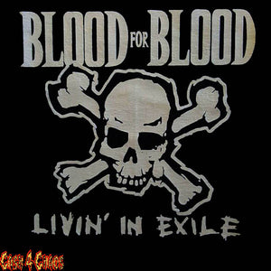 Blood for Blood Black Canvas Unfinished Back Patch