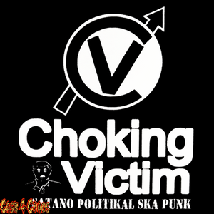 Choking Victim Screened Canvas Back Patch