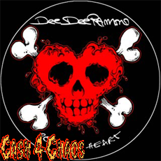 Dee Dee Ramone Pin 2.25