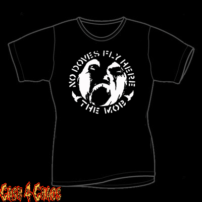 The Mob No Doves Fly Here Design Baby Doll Tee
