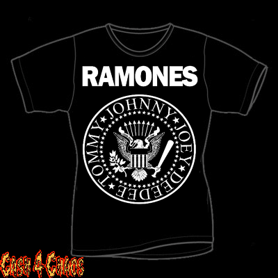 Ramones Band Seal Logo Design Baby Doll Tee