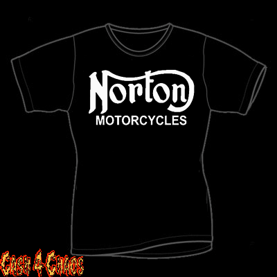 Norton Motorcycle Company Black Design Baby Doll Tee