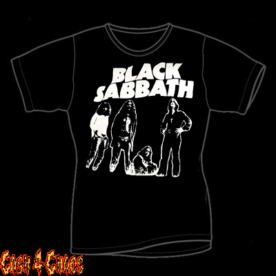 Black Sabbath Band Design Baby Doll Tee