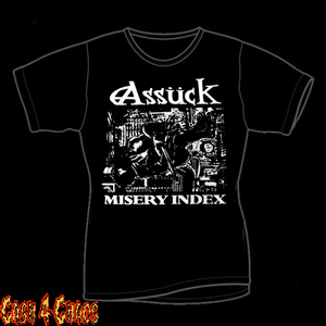 Assuck Misery Index Design Baby Doll Tee