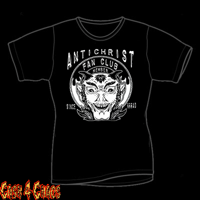 Anti Christ Fan Club Design Baby Doll Tee