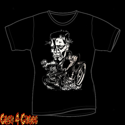 Dragstrip Frankenstein Design Baby Doll Tee