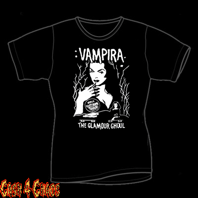 Vampira 50's Glamour Ghoul Design Tee