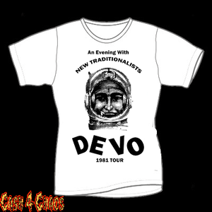 Devo "1981 Tour" Black Design Tee