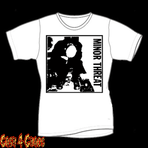 Minor Threat S/T L.P. Black Design Tee