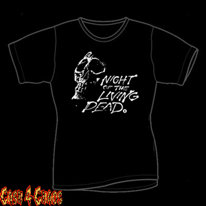 Night of the Living Dead George Romero Skull Logo Design Baby Doll Tee