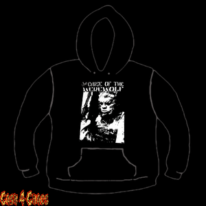 Curse of The Werewolf Hammer Films Design Screen Printed Pullover Hoodie