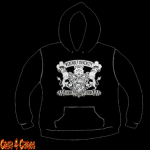 Werewolf University Luna Maximus Design Screen Printed Pullover Hoodie