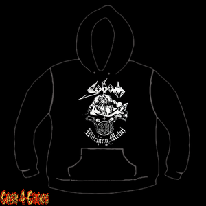 Sodom "Witching Metal" Design Screen Printed Pullover Hoodie