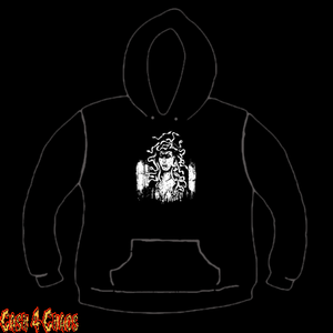 Haunted Mansion "Medusa" Portrait Design Screen Printed Pullover Hoodie