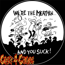 Meatmen 1"  Pin / Button / Badge #b12