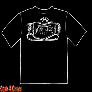 Damned Black Record Logo Design Tee