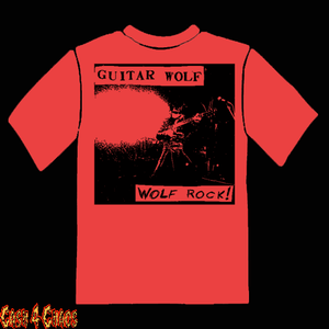 Guitar Wolf "Wolf Rock" Design Tee (Aviliable in multiple colors)