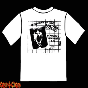 Wayne County & The Electric Chair Black Design Tee