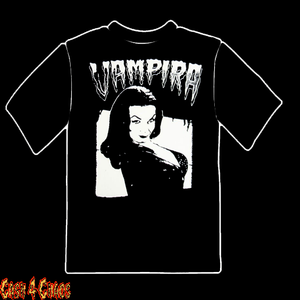 Vampira "50's Horror Movie Host" Design Tee