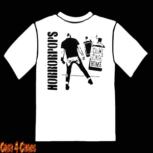 Horrorpops "Crawl Straight Home" Black Design Tee