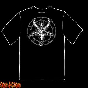 Baphomet Evil Pentagram Design Tee