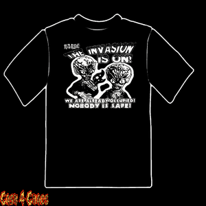 Invasion of the Sausermen "Invasion is On" Design Tee